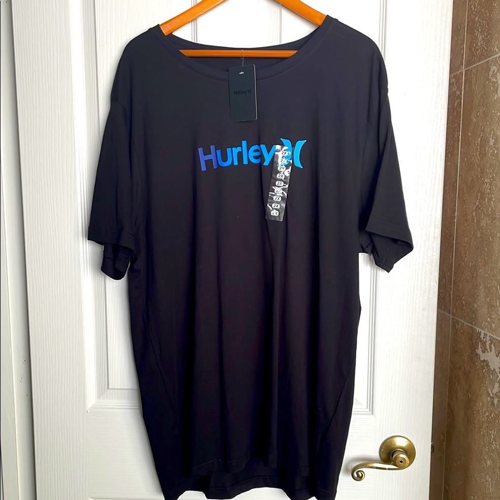 Nwt - Hurley Black And Blue Tee